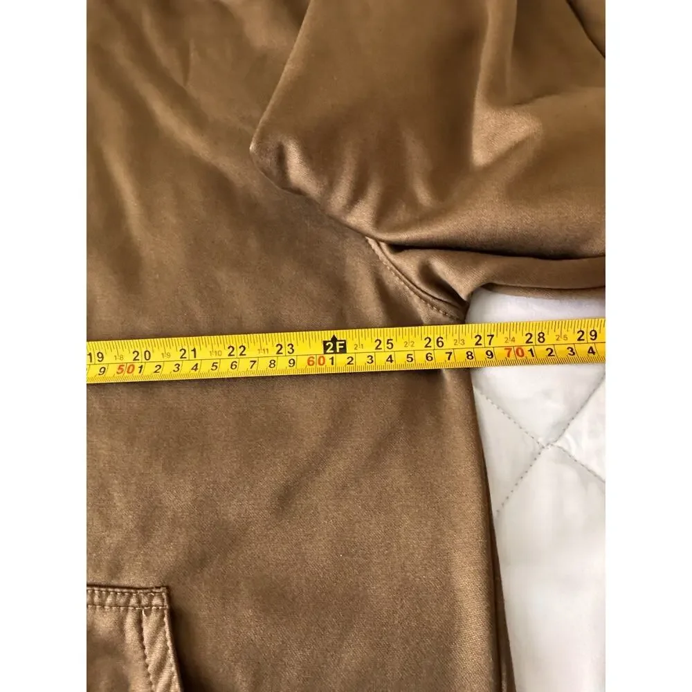 Rothco Hoodie Mens 2XL Brown with White US Flag Pullover Sweater - Picture 3 of 13